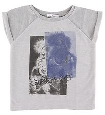 Hust and Claire T-shirt - Grey w. Print