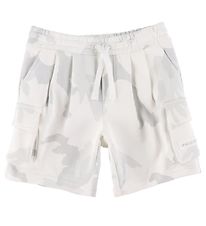 Dolce & Gabbana Shorts en Molleton - Blanc Camouflage