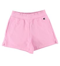 Champion Fashion Shortsit - Vaaleanpunainen, Logo