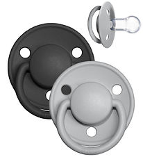 Bibs De Lux Speen - Onesize - 2-pack - Rond - Cloud/Black