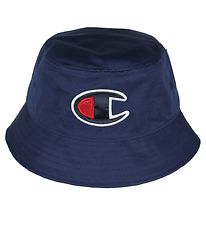 Champion Bucket Hat - Navy w. Logo