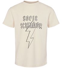 Petit Town Sofie Schnoor T-shirt - Asta - Off White w. Print