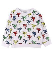 Stella McCartney Kids Peysa - Hvítt M. Pálmatré