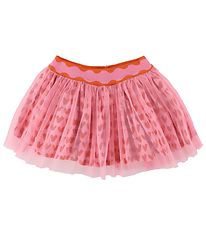 Stella McCartney Kids Tjull pils - Bleikt M. Hjörtu