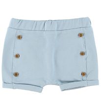 Hust and Claire Shorts - Heja - Light Blue w. Buttons