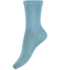 Melton Socks - Aqua Green