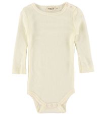 MarMar Romper l/s - Benedikte - Wol - Natural