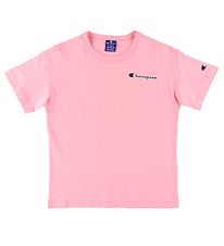 Champion Fashion Stuttermabolur - Bleikt