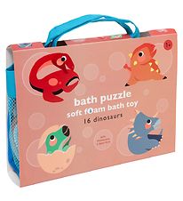Petit Monkey Bath Toy - Puzzle - 16 pieces - Dinosaurs