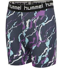 Hummel Shorts - Mimmi - Navy w. Pattern