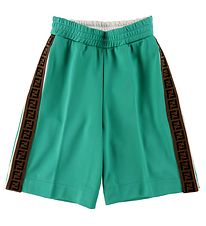 Fendi Shorts - Grün m. Logoband