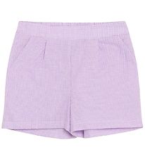 Grunt Shorts - Dana - Paars/Wit Ruiten