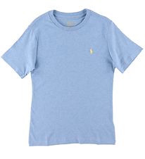Polo Ralph Lauren Stuttermabolur - Ljósblátt