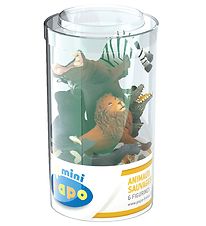 Papo Mini Fígúrur - 6 Stk. - Villt dýr