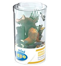 Papo Mini Figuren - 6 st. - Wilde Tiere