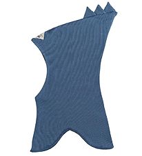 Racing Kids Balaclava - Dino - 2-layer - Dusty Blue