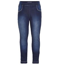 Minymo Jeggings - Stretch Slim Fit - Mörkblå