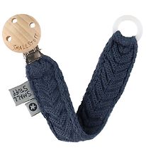 Smallstuff Pacifier Clip - Crochet - Dark Denim