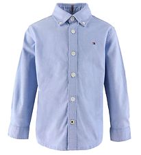 Tommy Hilfiger Hemd - Stretch Oxford - Calm Blue