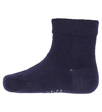 Joha Chaussettes - Laine - Bleu Fonc