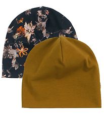 Msli Bonnet - Posie - Bb - 2 Pack - Noir/Pesto