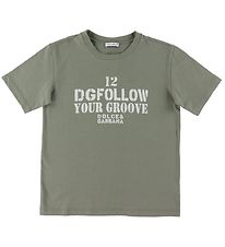 Dolce & Gabbana T-skjorte - DG Skate - Armygrønn m. Hvit