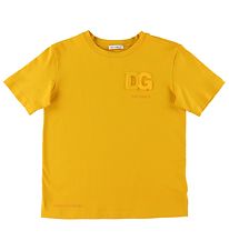 Dolce & Gabbana T-Shirt - DG Skate - Geel