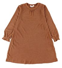 Joha Dress - Wool/Silk - Brown