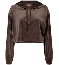 Designers Remix Hoodie - Velour - Cropped - Frances - Mud