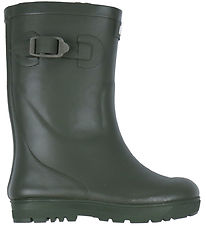 Bottes en Caoutchouc Aigle - Ai Woody-Pop - Fourrure - Kaki