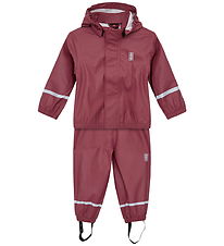 LEGO® Wear Rainwear w. Suspenders - PU - LWJivan - Pink