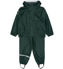 Mikk_Line Rainwear w. Suspenders - PU - Darkest Sprouse