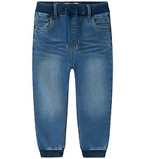 Name It Jeans - Baggy - Fleece - NmmBen - Medium+ Blue Denim