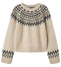LMTD Bluse - Strick - NlfNeenla - Haferflocken
