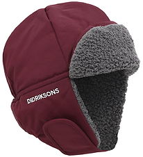 Didriksons Beanie - Biggles Cap - Anemon Red