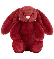 Jellycat Soft Toy - 18x9 - Little Bashful - Redcurrant Bunny