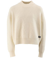 G-Star RAW Blouse - Knitted - Cable - Milk