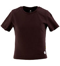 G-Star RAW Blouse - Cropped Mini Slim - Chocolate Plum