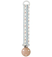 MarMar Pacifier Clip - Hello - Floral Stripe