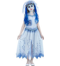 Smiffys Kostüm - Corpse Bride - Emily - Blau