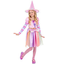 Smiffys Kostüm - Pastel Rainbow Hexe - Mehrfarbig