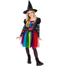 Smiffys Kostüm - Rainbow Hexe - Mehrfarbig