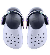 Crocs Sandalen m. Hell - Frosted Grape m. Einhorn