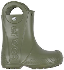 Crocs Rubber Boots - Handle It Rain Boot K - Army Green