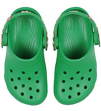 Crocs Sandals w. Light - Classic Clog T - Grass Green