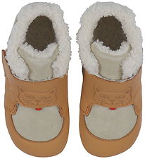 Affenzahn Hausschuhe Mit Futter - Noos - Leather - Growy CAT - B