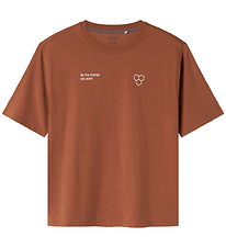 Name It T-shirt - NkmOakley - Carob Brown