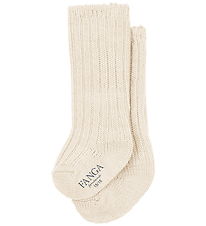 Fanga Fontana Socks - Wool - Knitted - Lana - Off White Melange