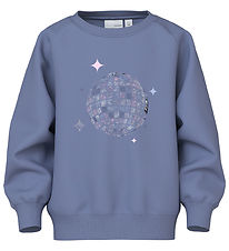 Name It Sweatshirt - NmfVenus - Blue Ice/Discoball