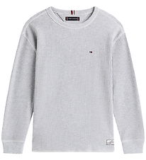 Tommy Hilfiger Bluse - Strick - Light Grey HeatherGREY